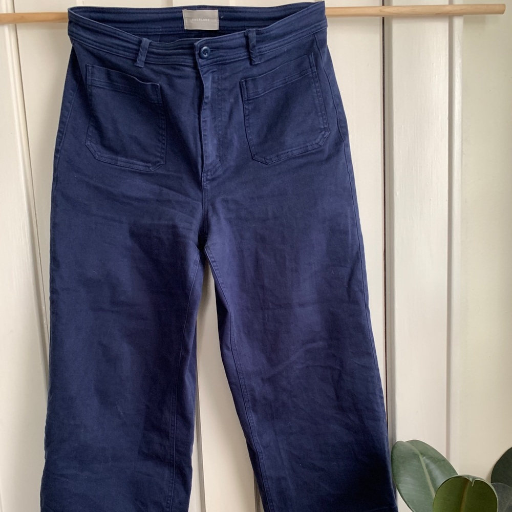 Everlane Wide leg crop pocket pant